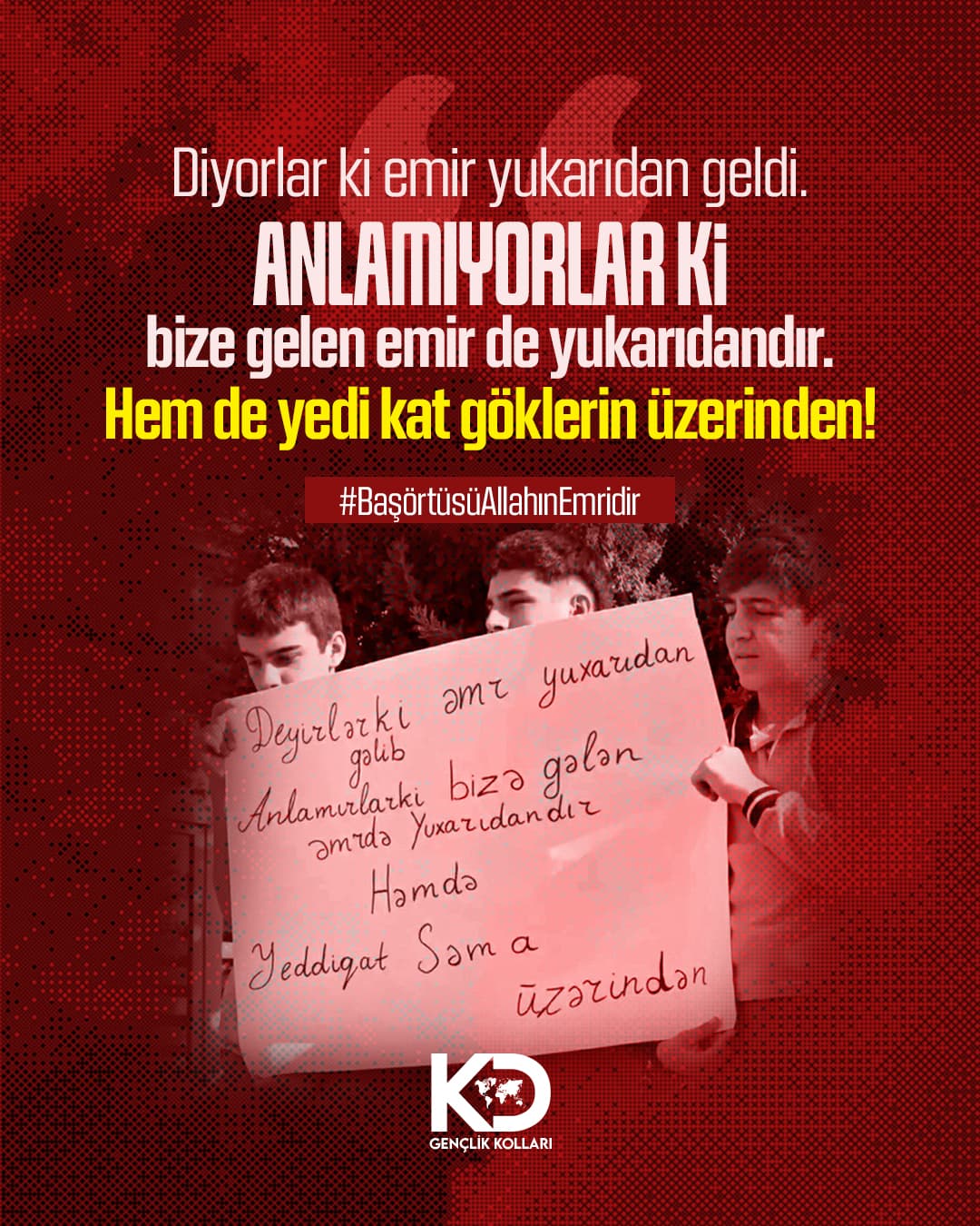 #BaşörtüsüAllahınEmridir